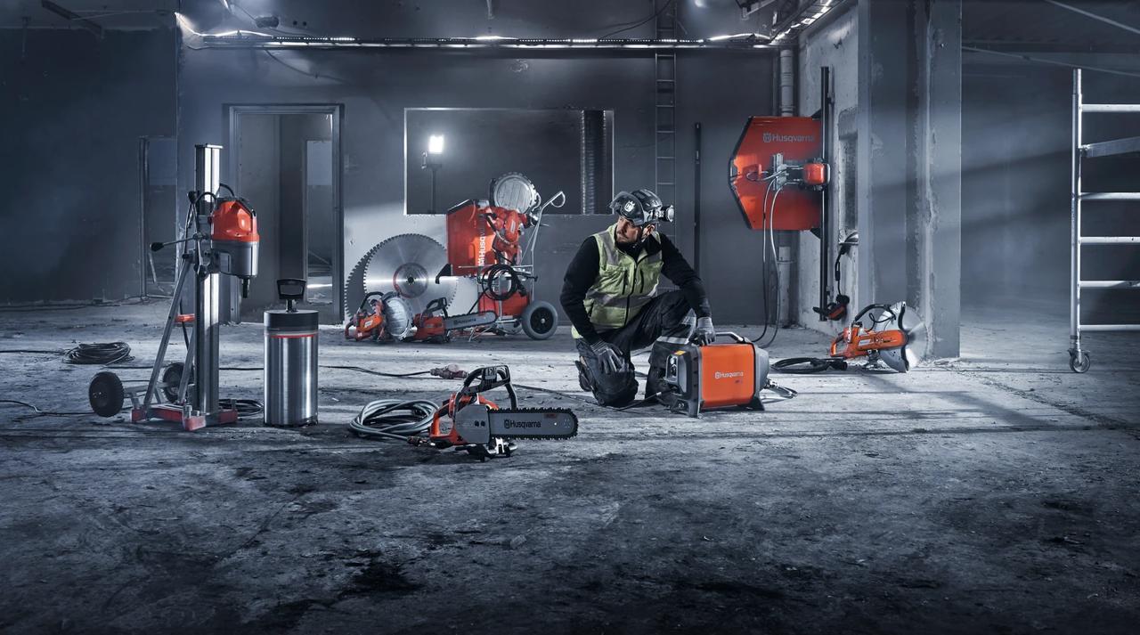Husqvarna-ს პროფესიონალური ტექნიკა